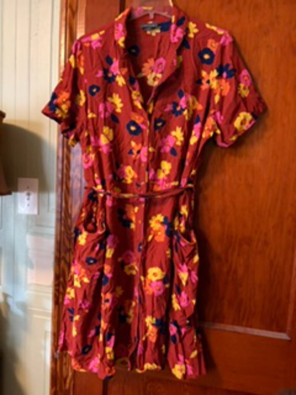 Modcloth "Going Out and About" Button-Down Shirt Dress - Picture 2 of 9